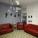 salon aux couleurs de Halloween villa Matisse
